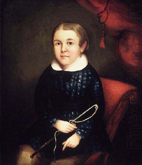 Portrait of a Child of the Harmon Family, unknow artist